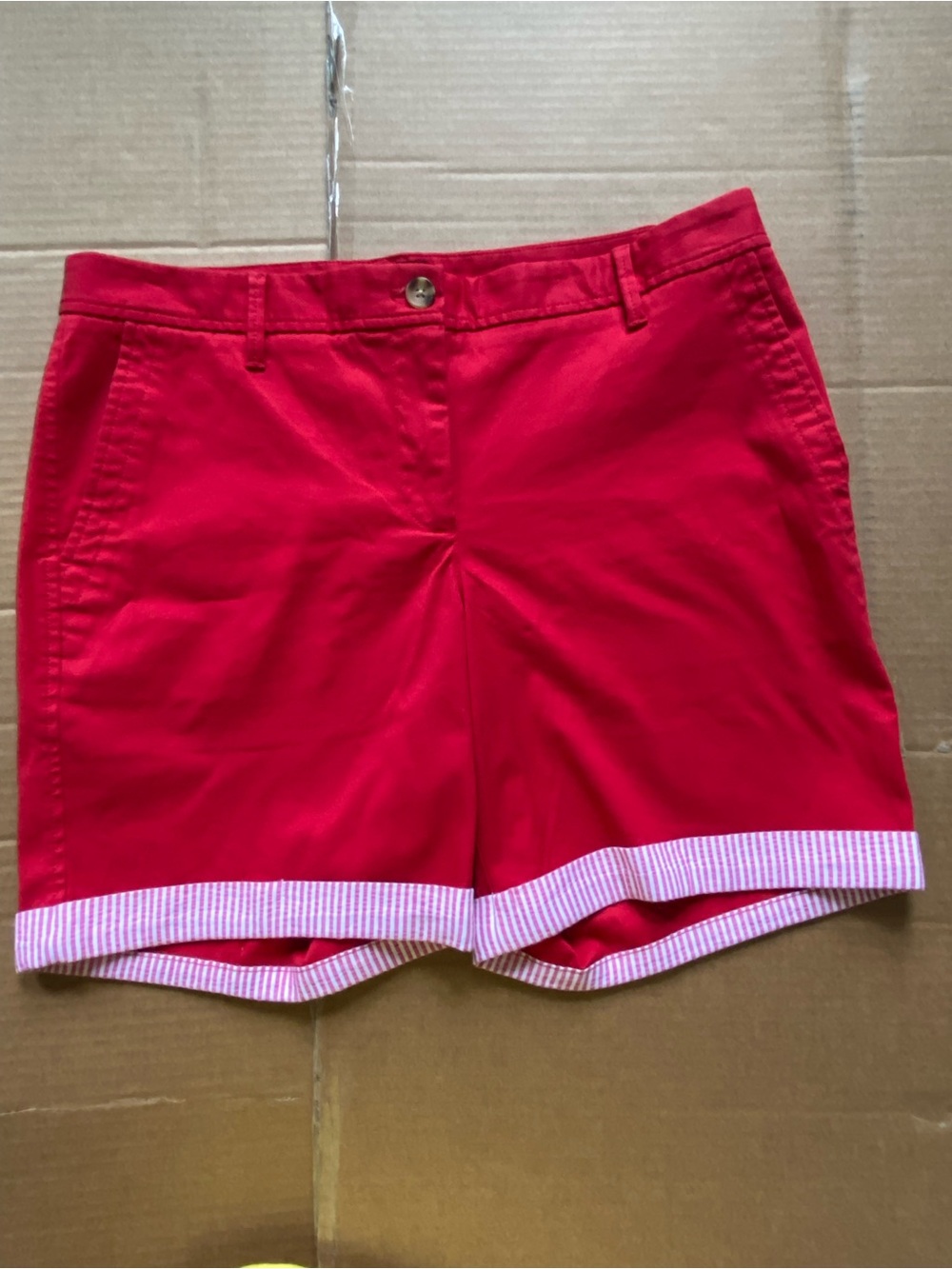 Talbots Bright Red Cuffed Women's Shorts